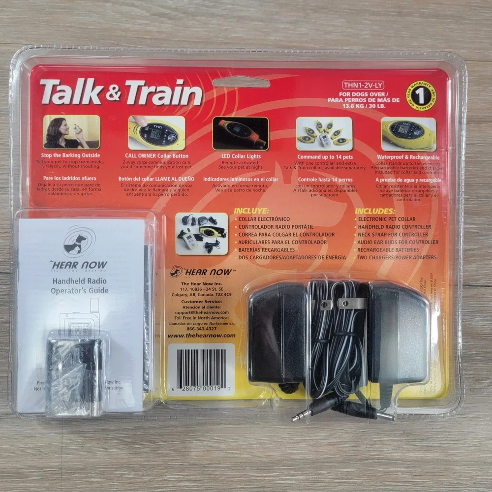 Hear Now Talk & Train 2-Way Wireless Pet‎ Communication System